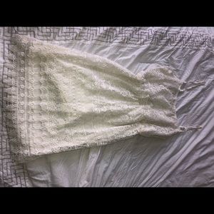 Lace White Dress